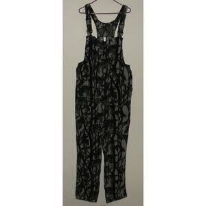 Vtg Himalayan Polar Fleece Malden Men’s Large Overalls Bibs Camo Made USA